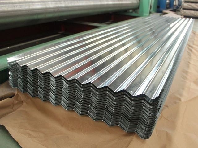 Corrugated aluminium roofing sheets